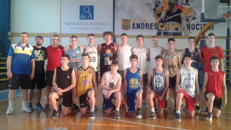 Fausto Chiabrando en el Plan Nacional de Básquet