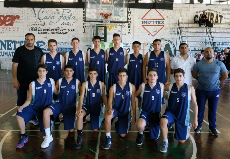 Nuestros basquetbolistas en el Provincial U17